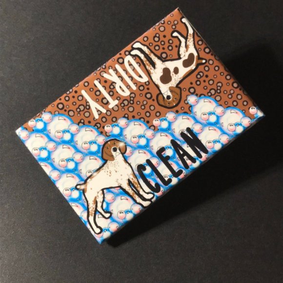 German Shorthaired Pointer Dog Dishwasher Magnet - Picture 4 of 4